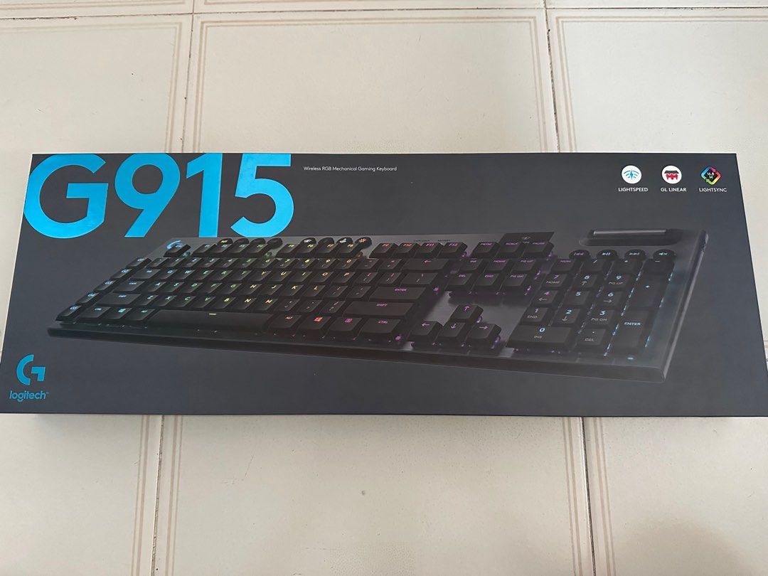Logitech G915 Linear - Full Size, Computers & Tech, Parts & Accessories ...