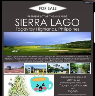 Lot in Tagaytay Highlands Sierra Lago