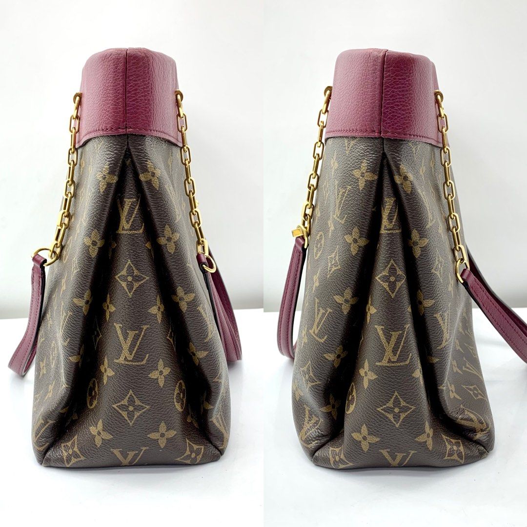 M51197 Louis Vuitton 2015 Monogram Pallas Shopper -Cherry