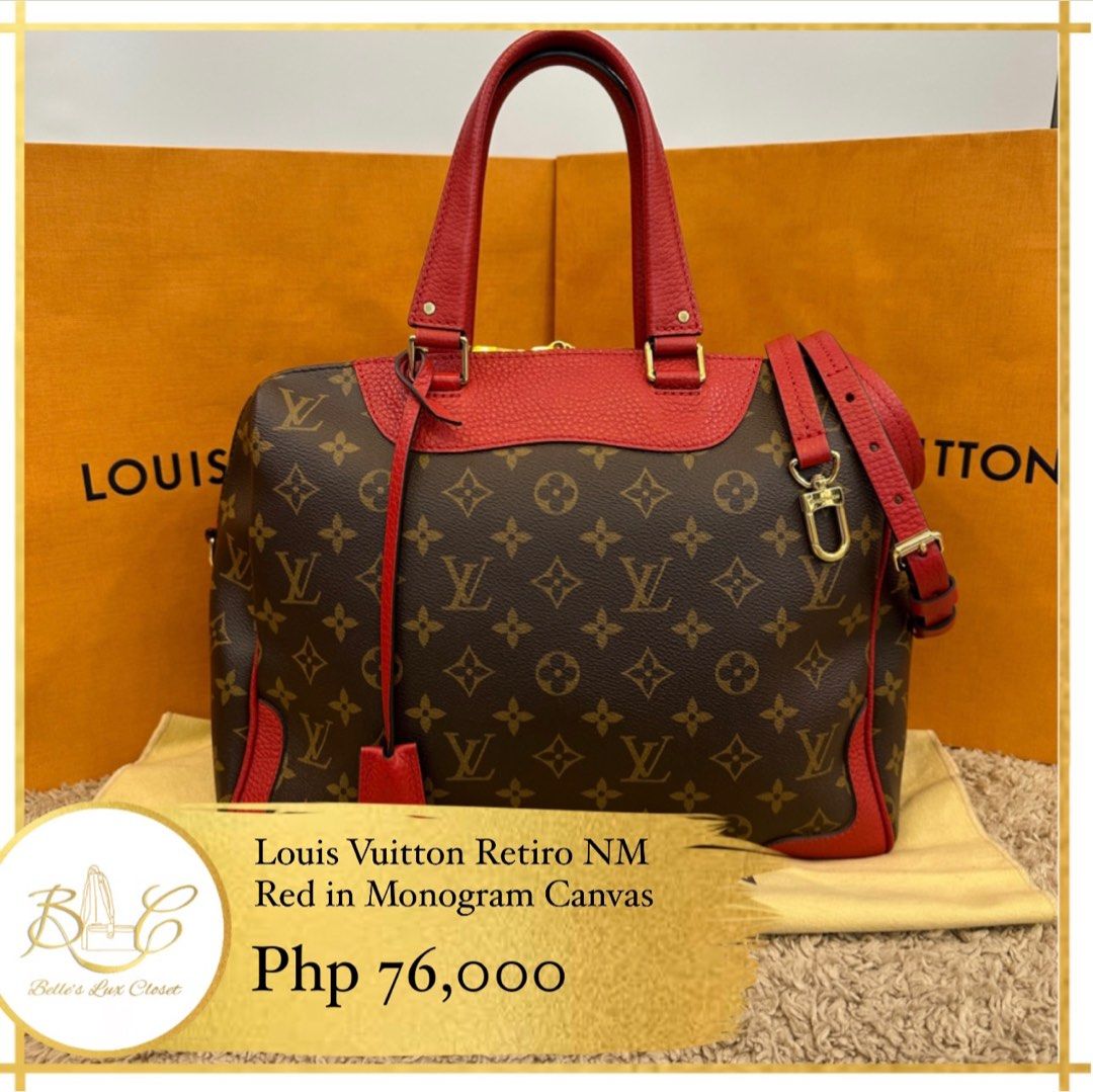Louis Vuitton Retiro NM Noir Authentic, Luxury, Bags & Wallets on Carousell
