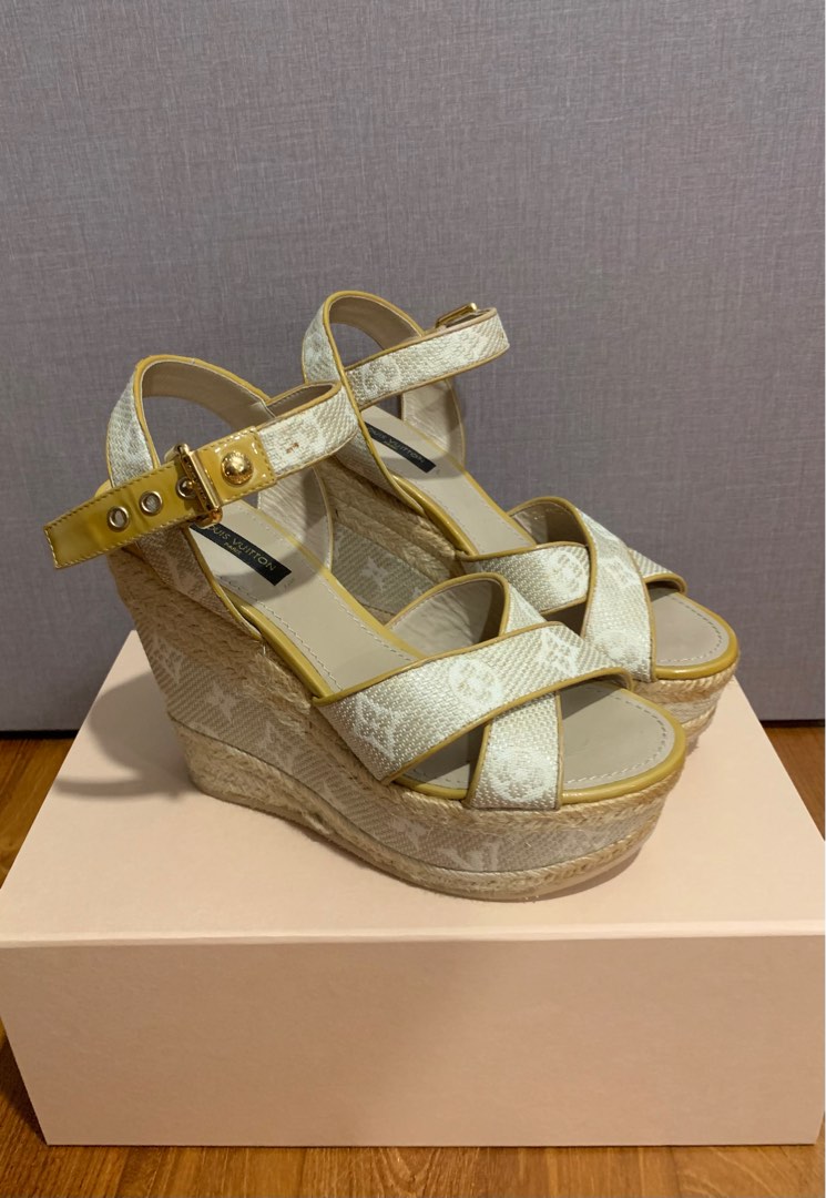 Wedges louis vuitton sale