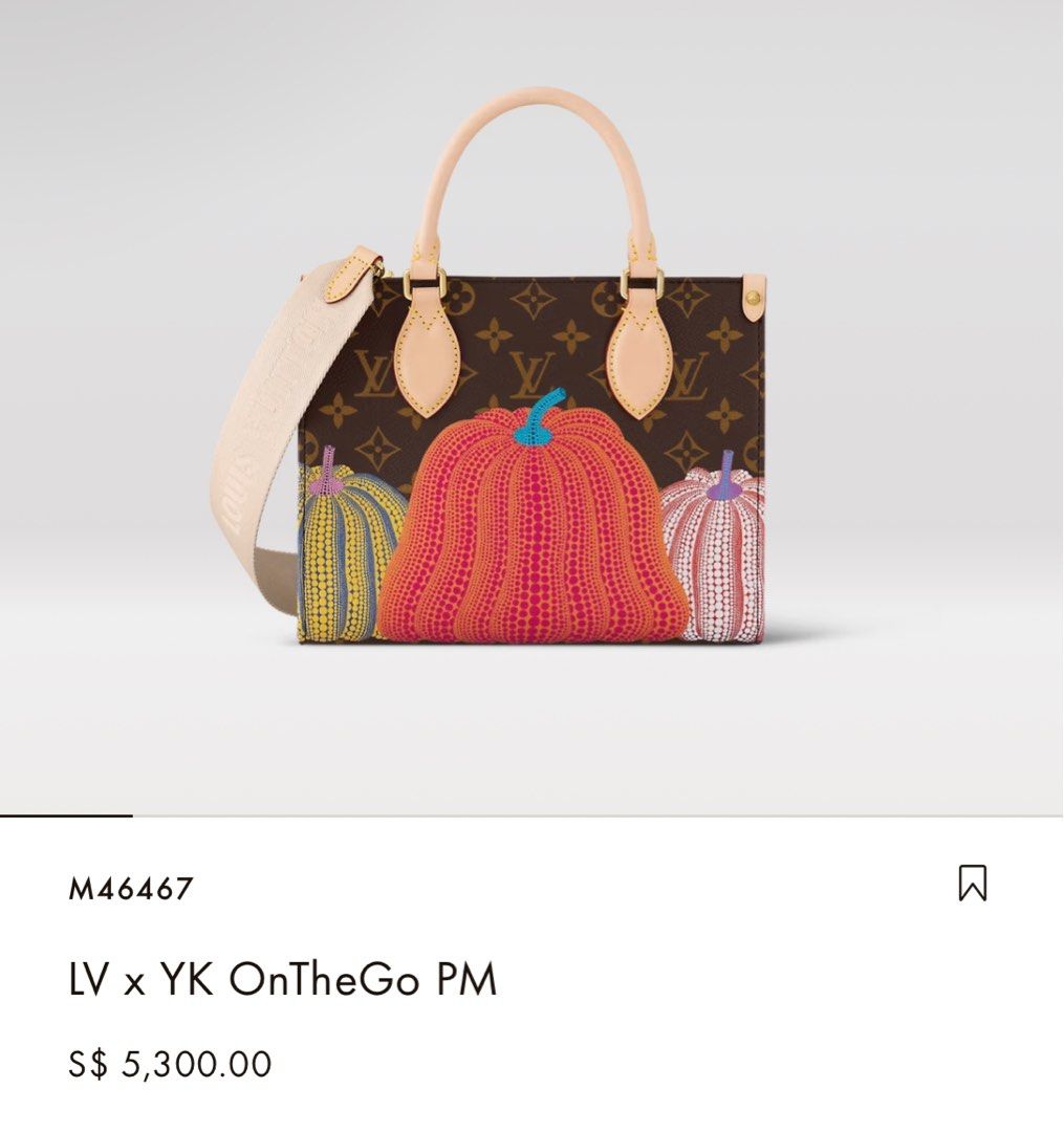 M46467 Louis Vuitton LV x YK OnTheGo PM