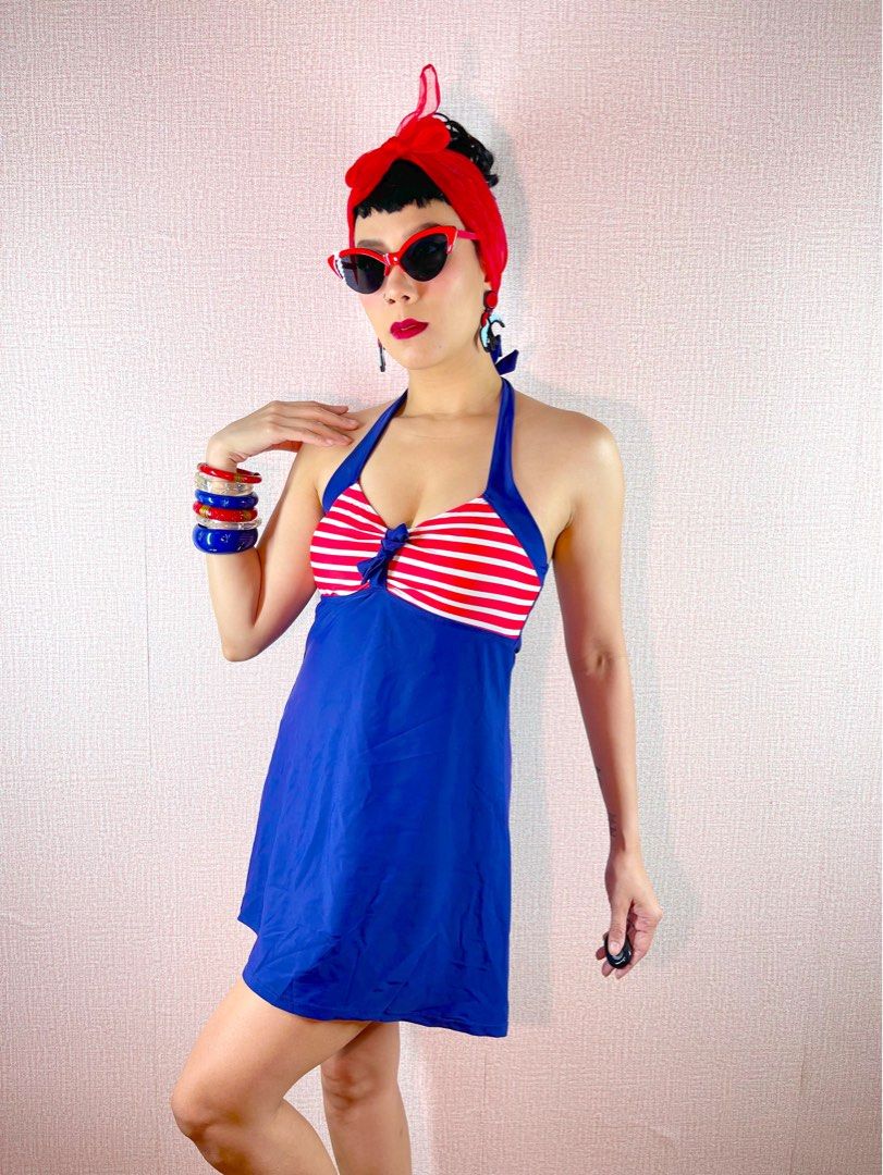 Vintage boyleg swimsuit store