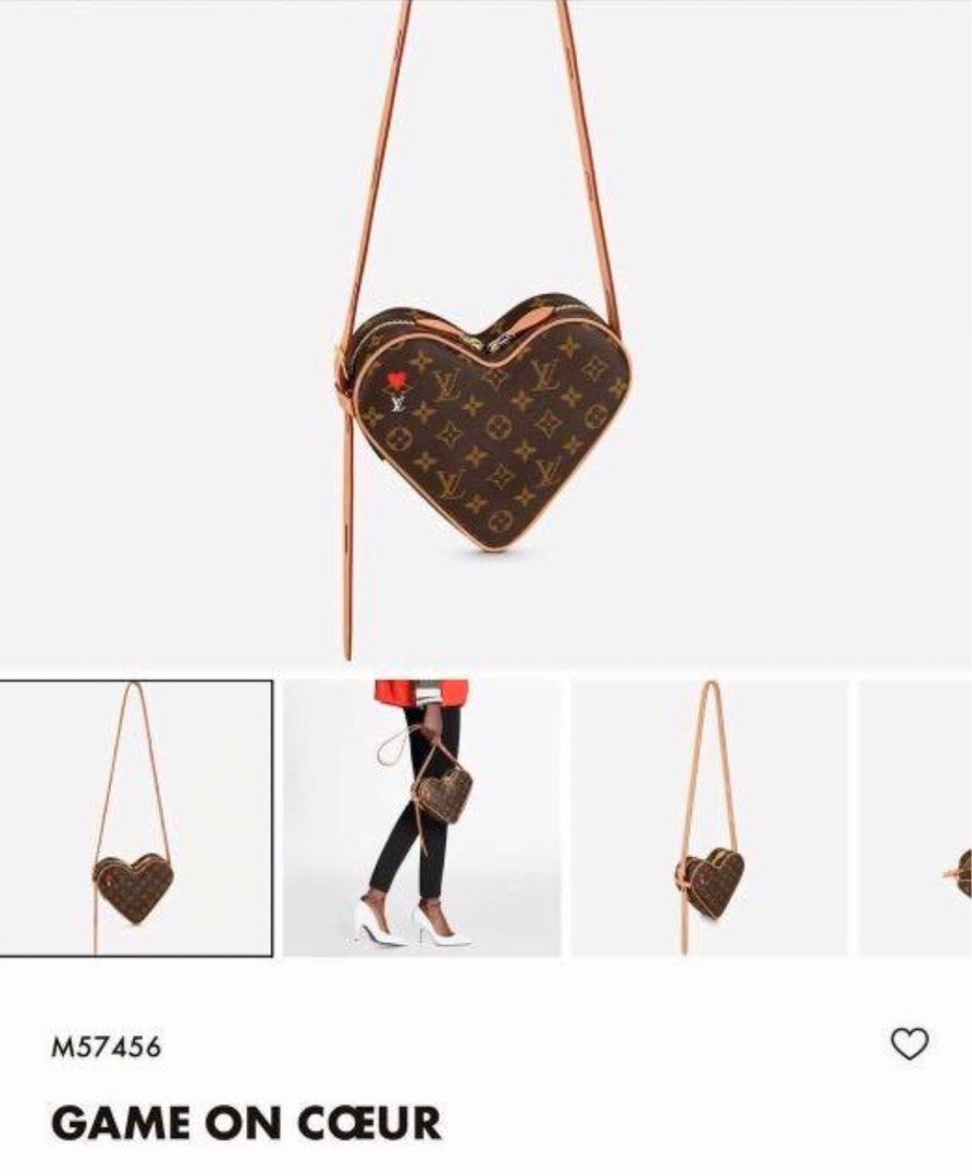 Authentic Louis Vuitton Game On Coeur Monogram M57456, Luxury, Bags &  Wallets on Carousell