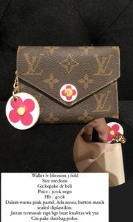 Lv flower wallet