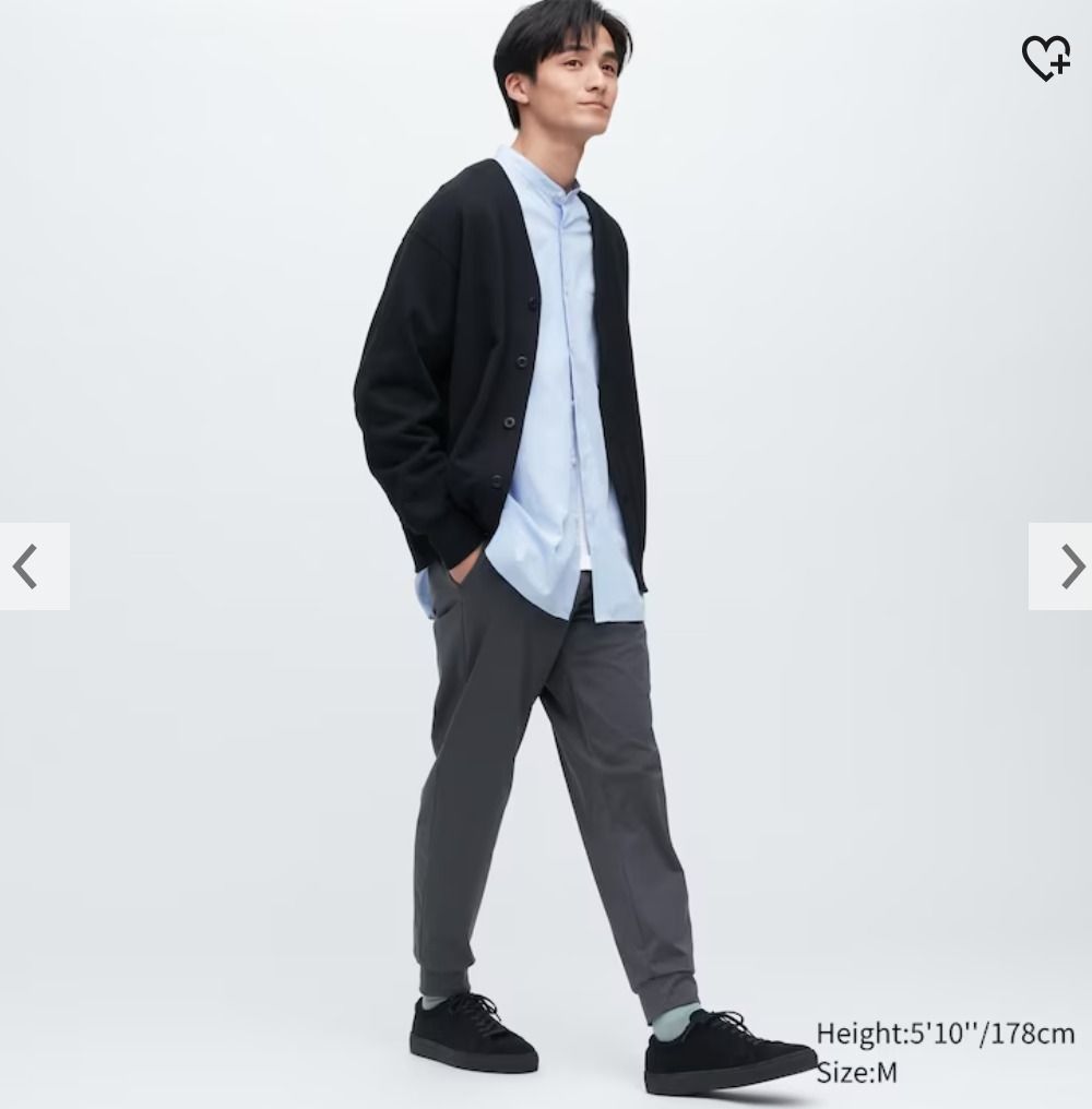 UNIQLO Navy Blue pants, Men's Fashion, Bottoms, Joggers on Carousell