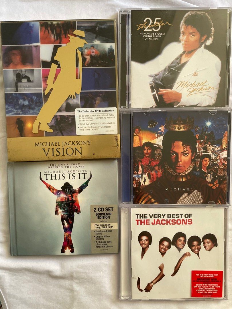 Michael Jackson’s collectibles (Category: Vintage Collectibles) located in Valenzuela. Submitted by petais (Listing ID 1226983886, Image 1). Description: Michael Jackson’s collectible albums with pictures and lyrics and stories. Opened but not used Message me for more pictures. .