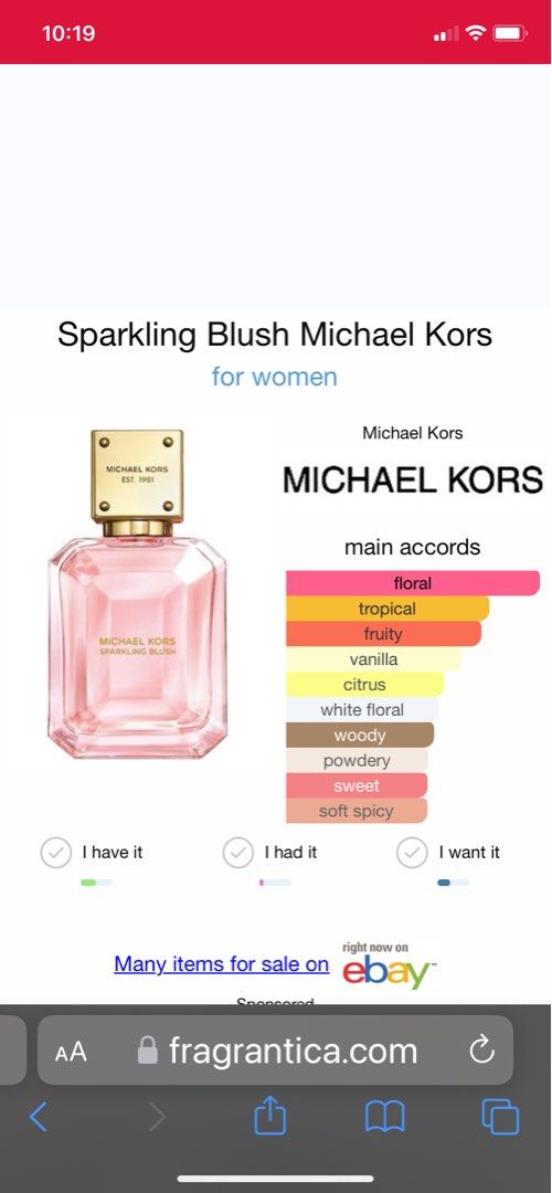 Michael kors sale sparkling blush fragrantica