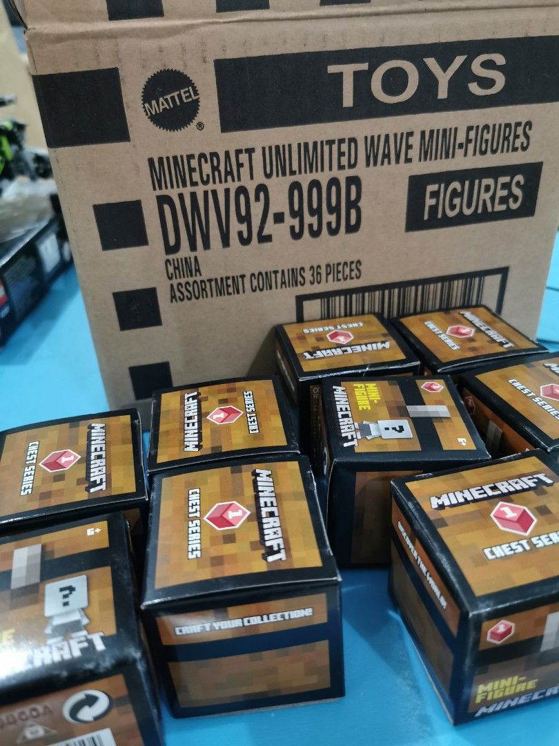 Minecraft Chest Series 1 Mini Figure 9pc left 20 take all