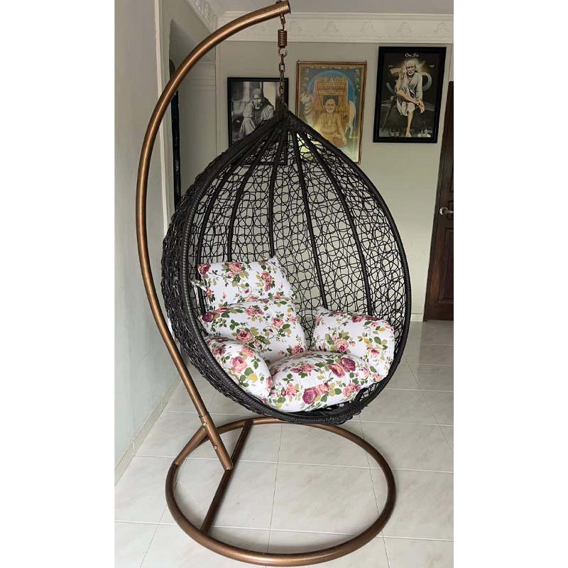 Minimalism Swing Chair Black/White Hanging Basket Pay On Delivery