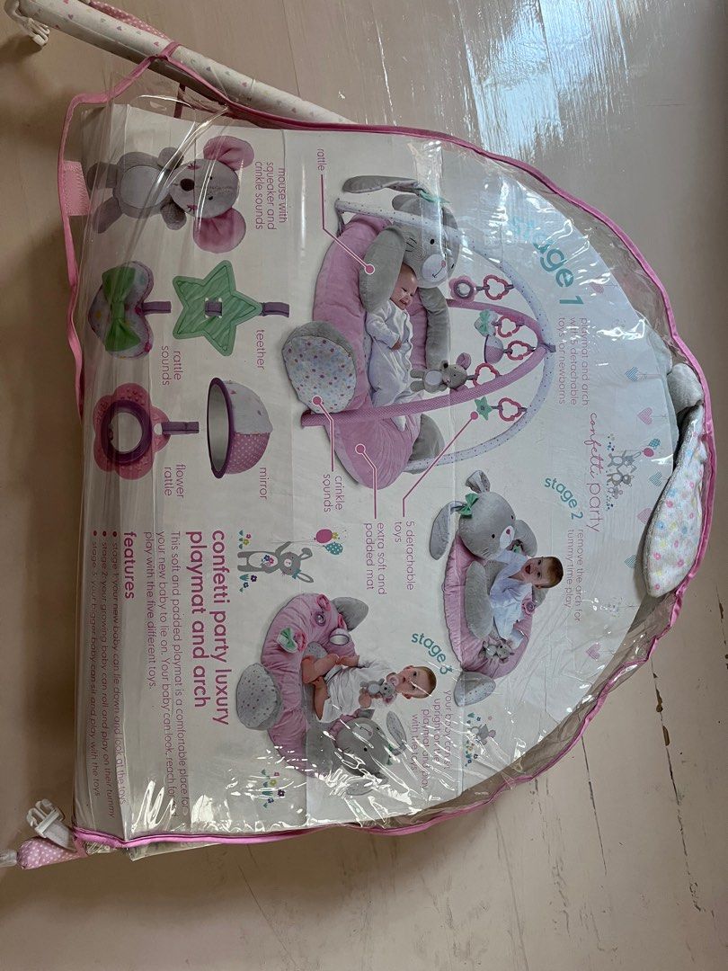 Confetti party luxury playmat on sale
