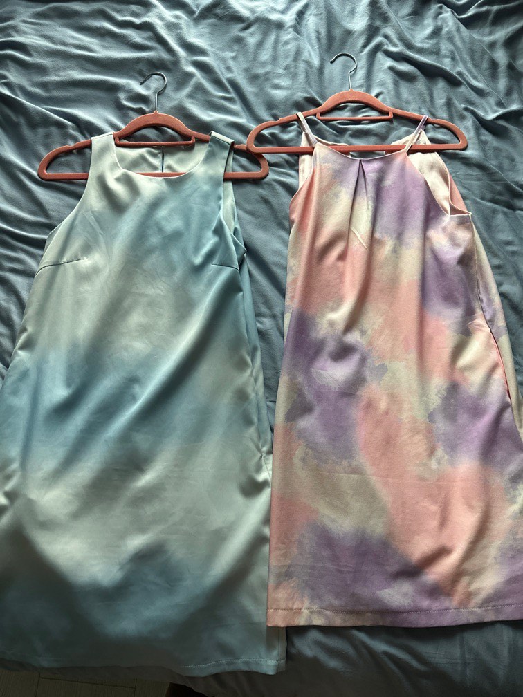 Neonmello Pastel Ombre Dress, Women's Fashion, Dresses & Sets, Dresses