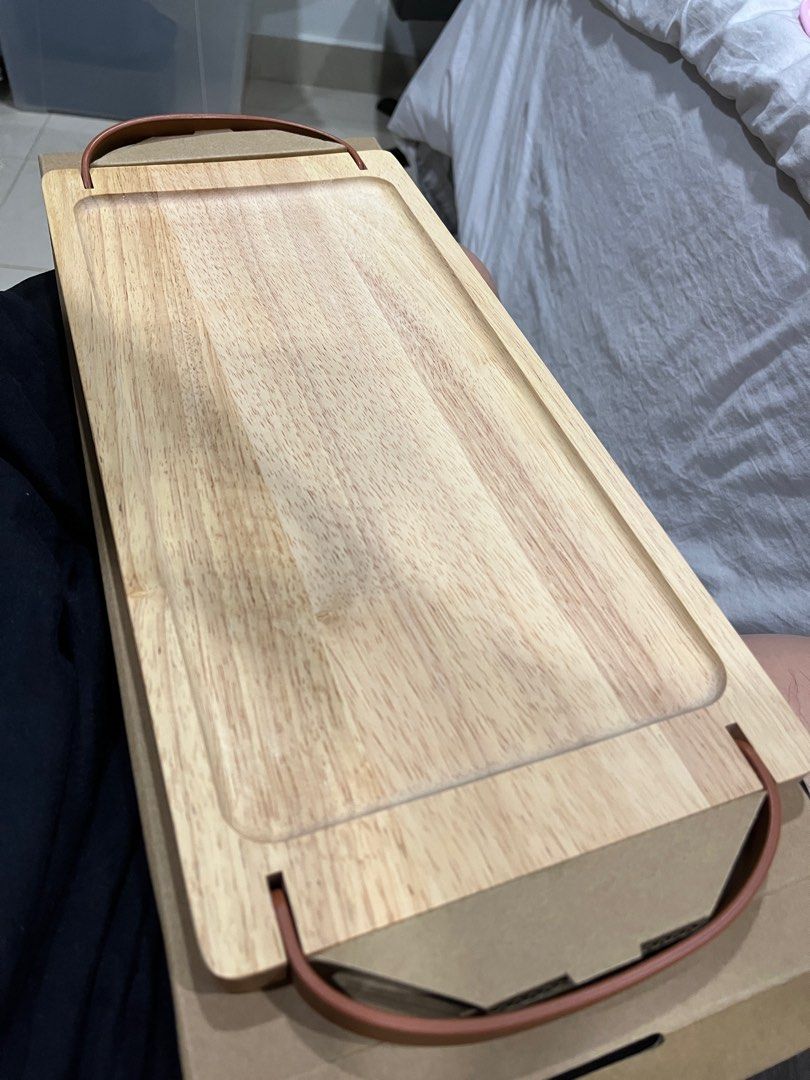 Nespresso wooden serving tray, Furniture & Home Living, Kitchenware