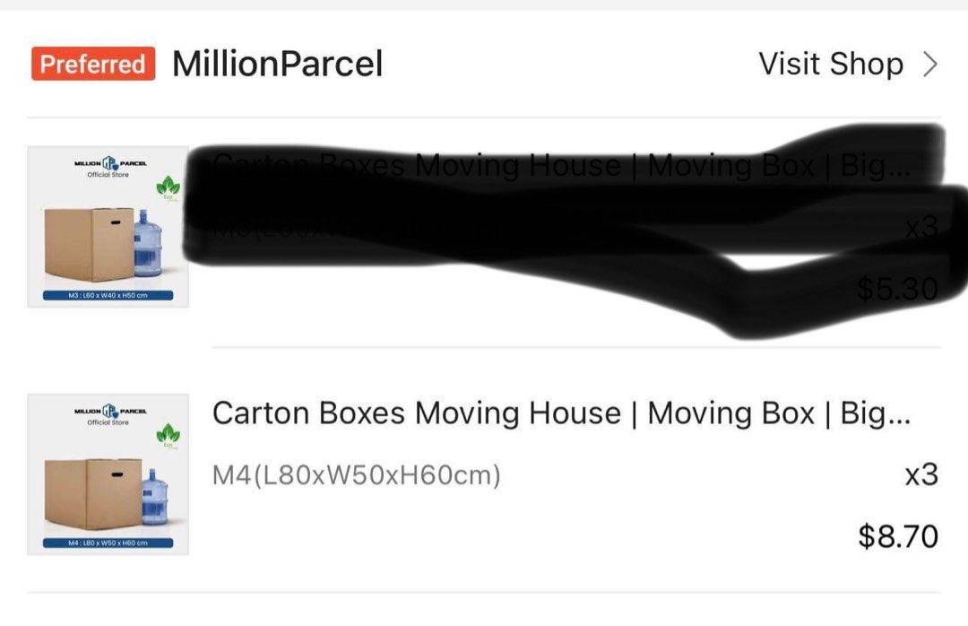 New M4 size Carton Box moving house (Avail3), Furniture & Home Living