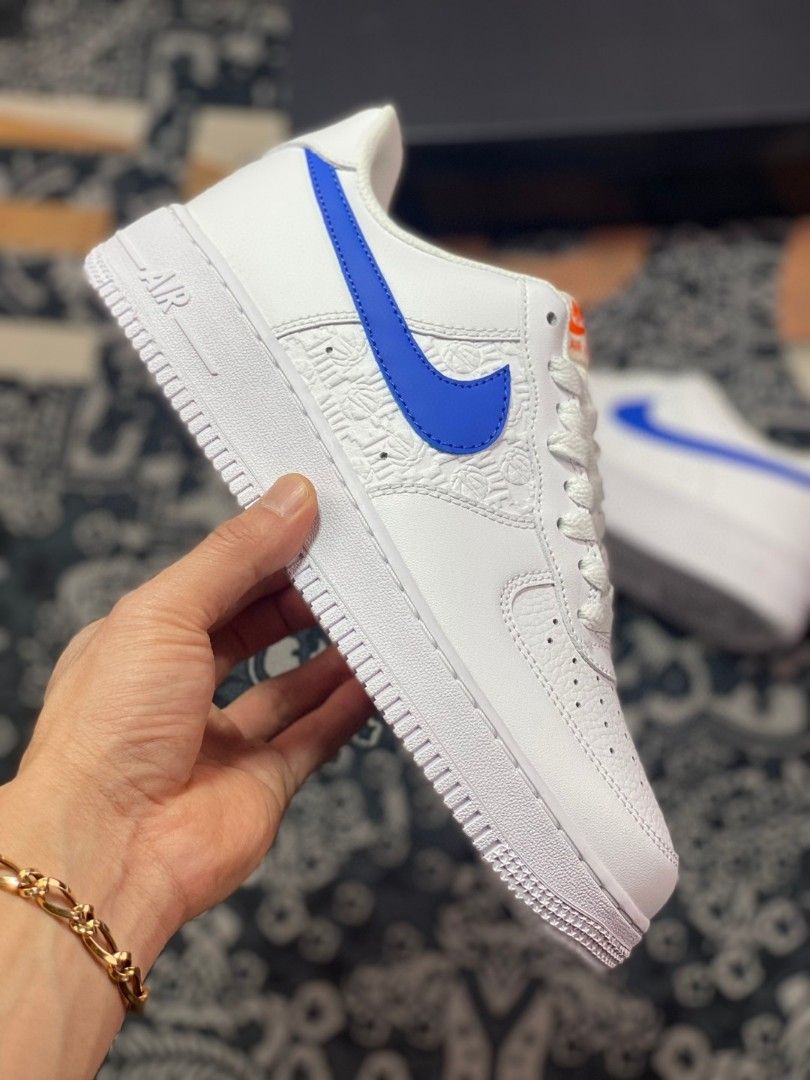 Nike Air Force 1'07 LowRoyal Blue/Hoops, 男裝, 鞋, 波鞋- Carousell