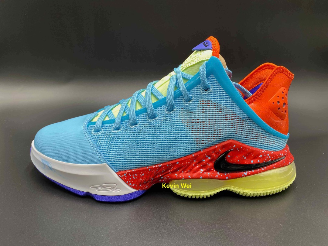 Nike Lebron XIX 19 Low EP 藍彩DO9828-400 籃球鞋US10.5, 他的時尚