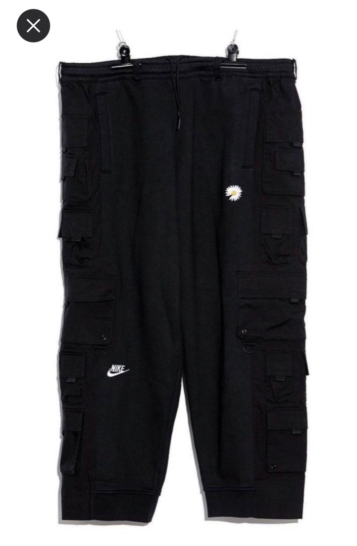 [HBX] Nike x Peaceminusone wide pants black G-Dragon 聯名, 男裝