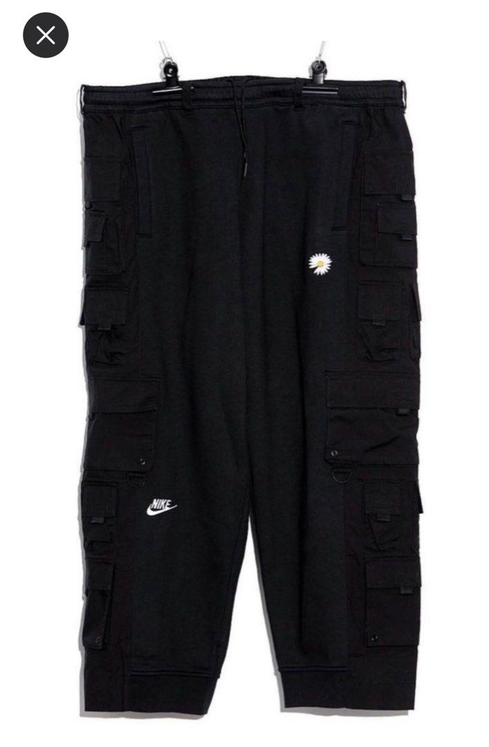 HBX] Nike x Peaceminusone wide pants black G-Dragon 聯名, 男