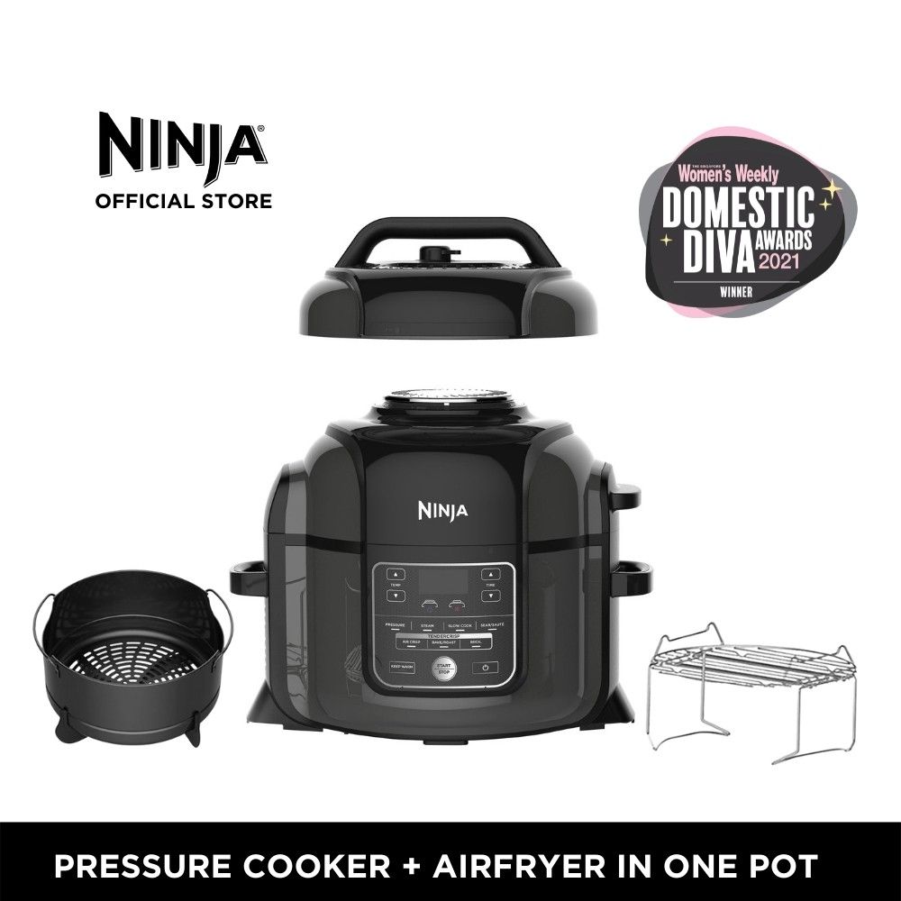 Ninja Foodi Multi Cooker Air fryer in one pot OP300 TV Home Appliances Kitchen Appliances Fryers on Carousell