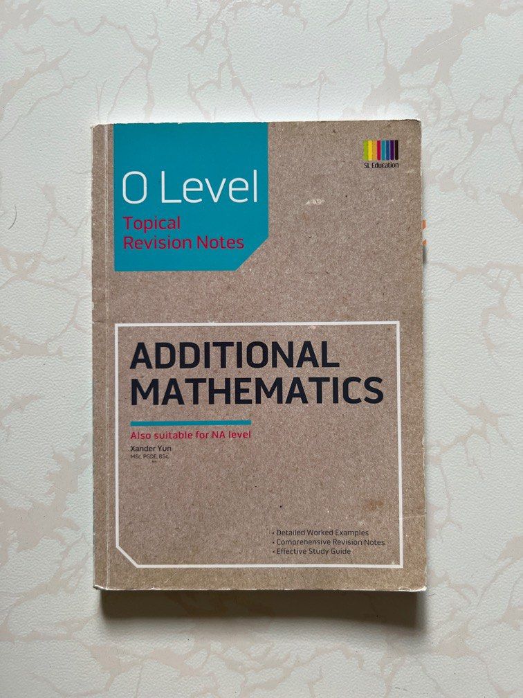 O Level Topical Revision Notes AMATHS, Hobbies & Toys, Books ...