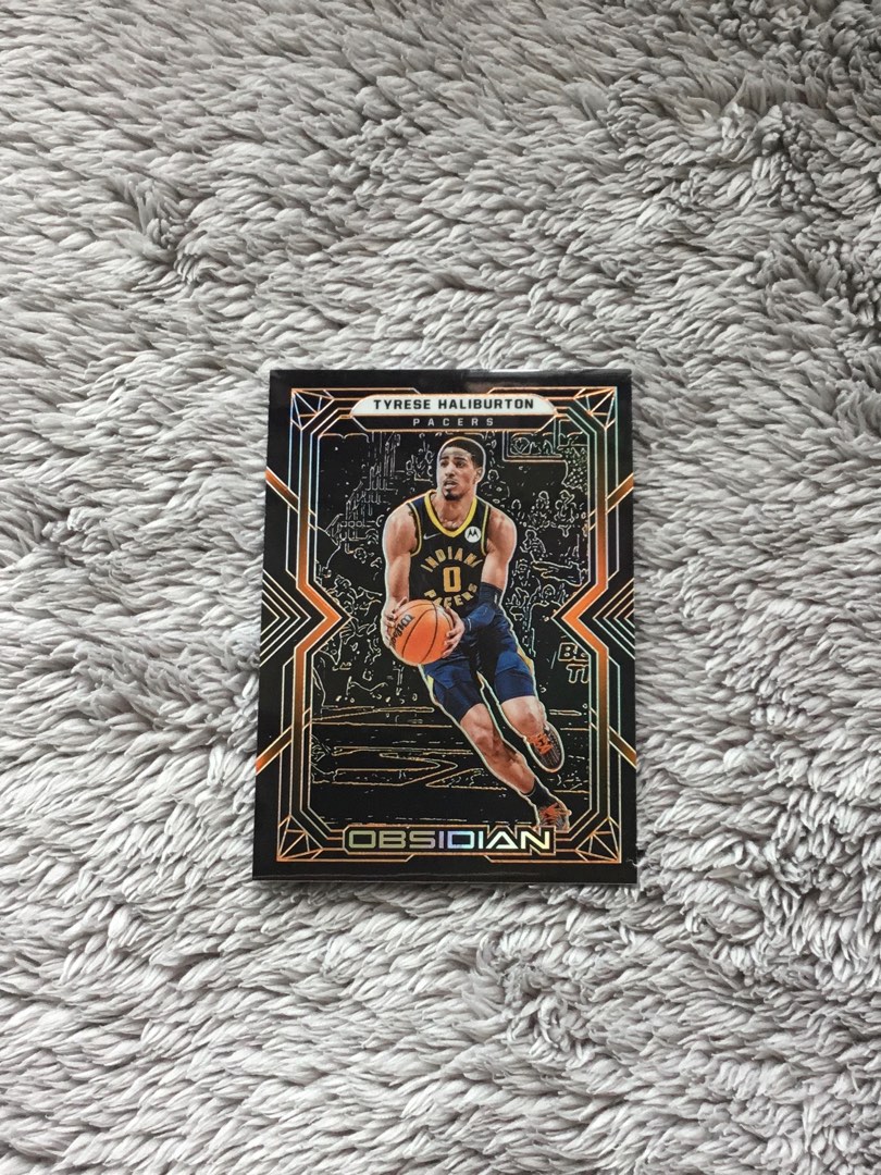 2021-22 Panini Obsidian #101 Tyrese Haliburton Electric Etch