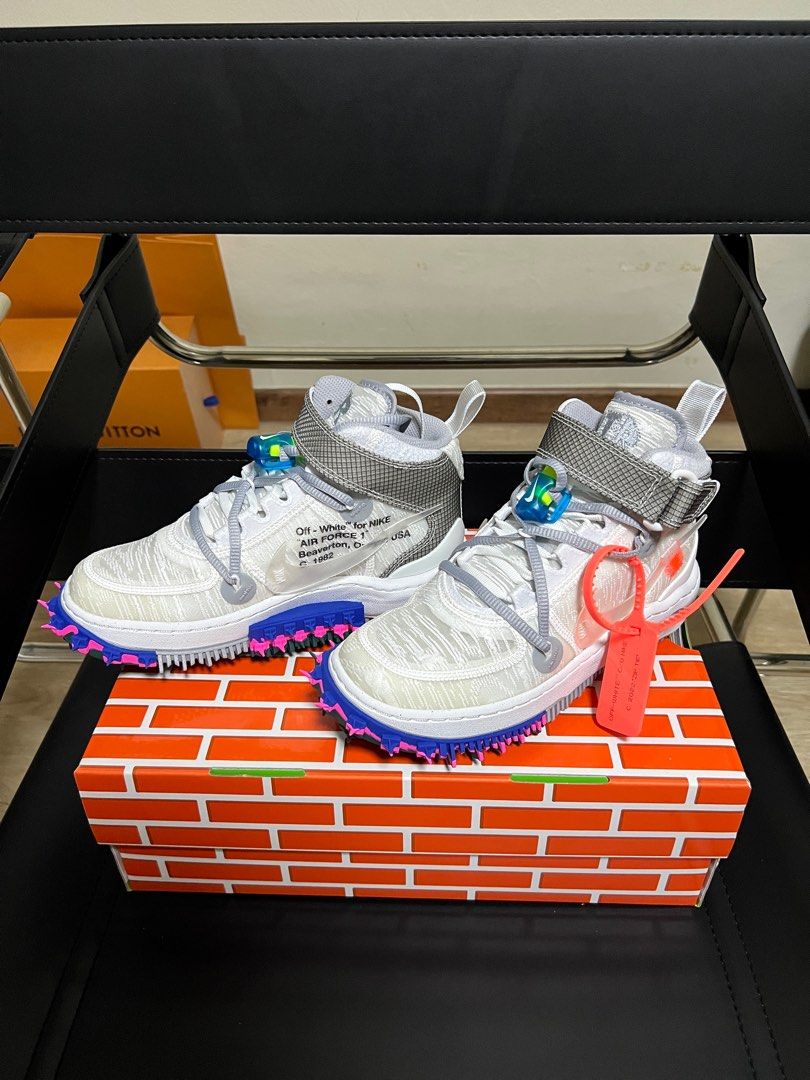 OFF WHITE x NIKE AIR FORCE 1 MID Women s Fashion Footwear