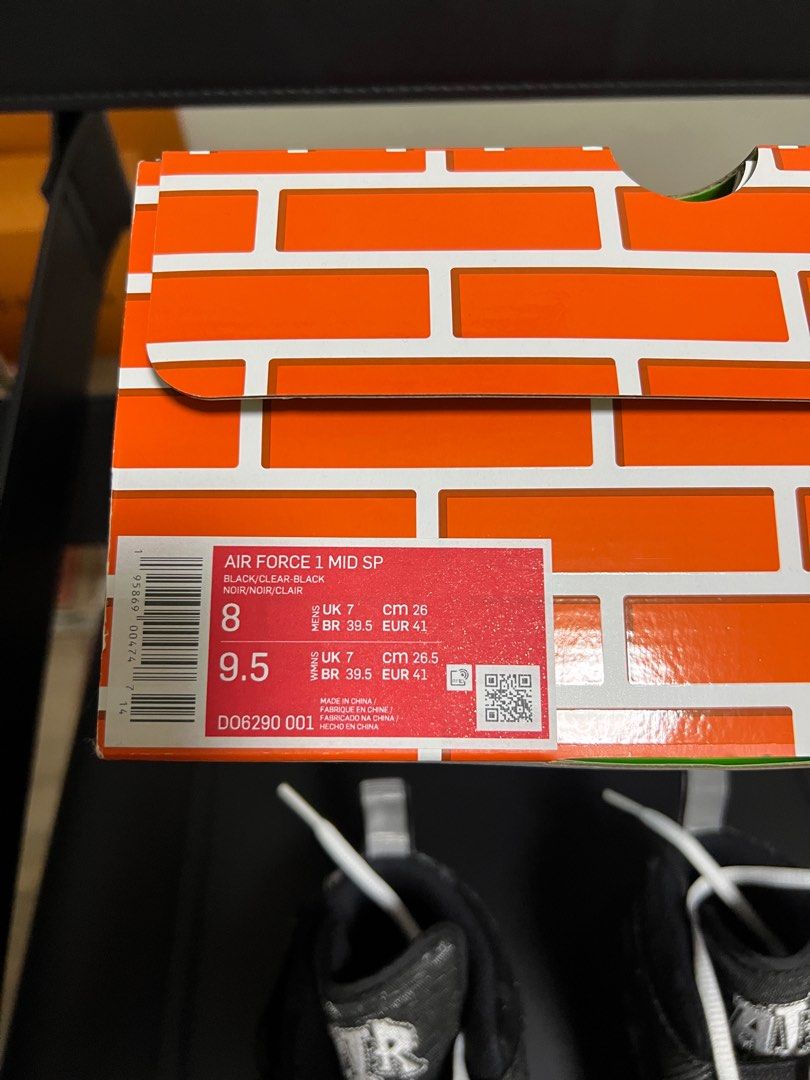 OFF WHITE x NIKE AIR FORCE 1 MID Men s Fashion Footwear