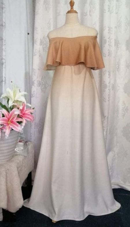 Ombre Bridesmaid/Long Dresses (Category: Dresses) located in Arayat. Submitted by khayrence (Listing ID 1226898320, Image 3). Description: Ombre Chocobrown available sizes 1 XS to small 1 medium To Large 1 Large To XL Ombre Light brown 1 medium To Large 1 Large to XL Used once. Bridesmaids/secondary sponsors .