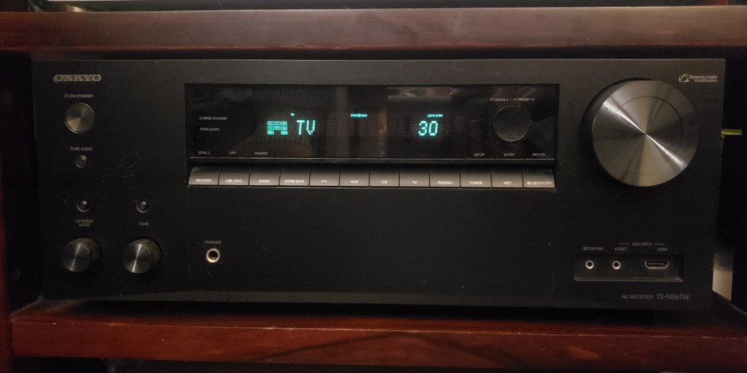 Onkyo TX-NR676E 7.2CH 聲道網絡影音擴音機, 音響器材, Soundbar