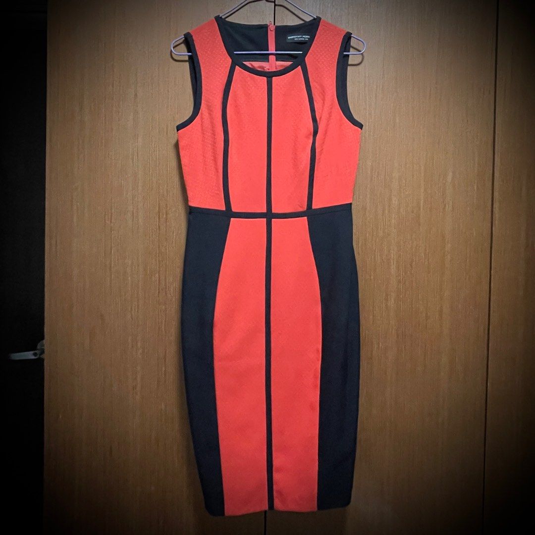 Dorothy perkins black and orange dress outlet