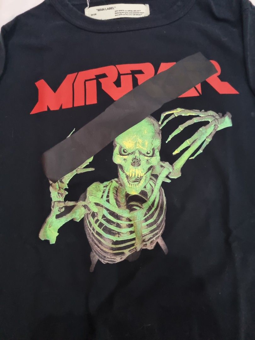 Off white mirror top mirror jumper