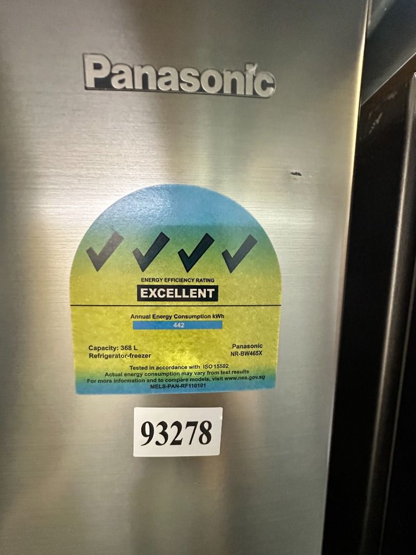 Panasonic refrigerator store power consumption