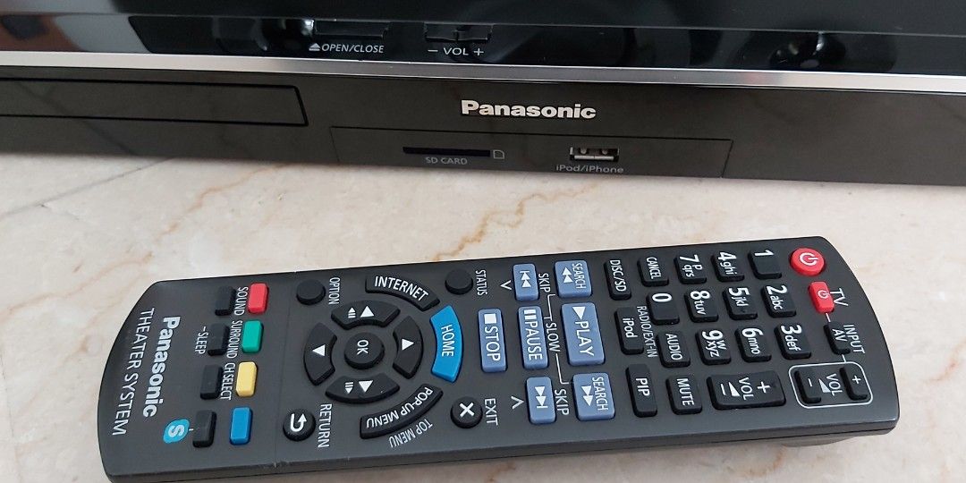 Panasonic 3D Bluray, DVD homes theater system, TV & Home Appliances
