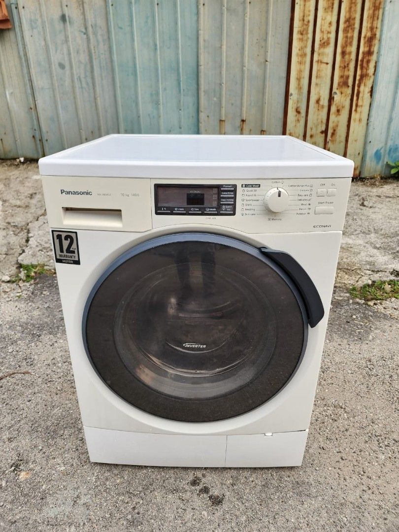 Panasonic inverter front load washing machine 10 kg, TV & Home Appliances, Washing Machines and