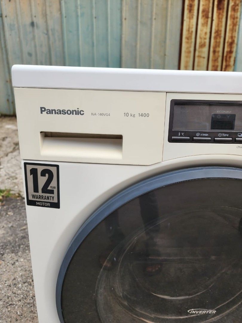 Panasonic inverter front load washing machine 10 kg, TV & Home Appliances, Washing Machines and