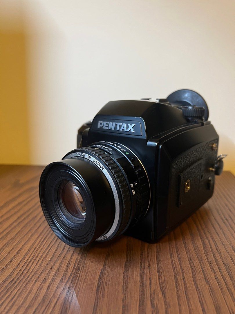 Pentax 645N + FA 75mm F2.8 Set 120 中幅菲林相機, 攝影器材