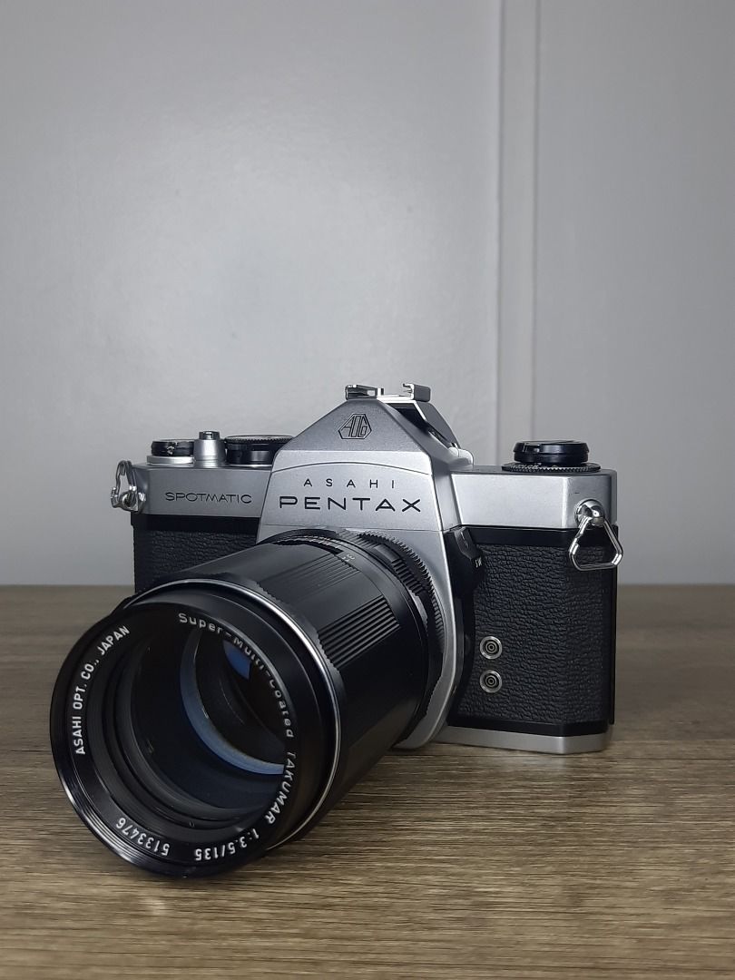 Pentax Spotmatic SP II Argentique Avec Objectifs Takumar 55mm Et 135mm