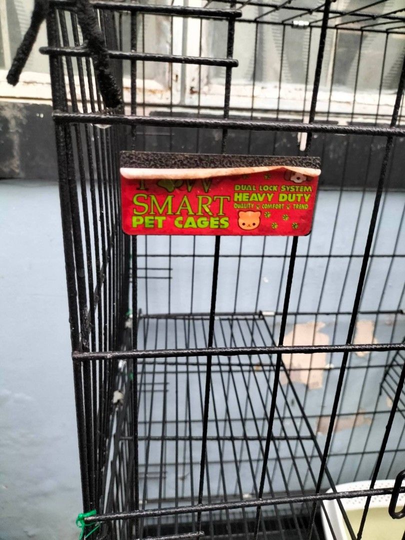 Pet Cage with Cat Poop Tray, Pet Supplies, Homes & Other Pet ...