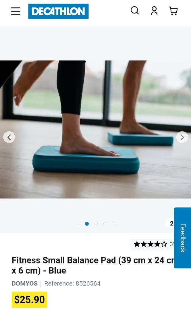 Pilates foam board, Sports Equipment, Other Sports Equipment and Supplies  on Carousell
