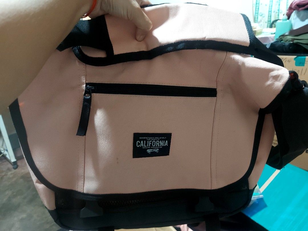 Pink crossbody bag (Category: Carriers & Slings) located in Calamba. Submitted by celsius_413 (Listing ID 1226894438, Image 1). Description: Pink crossbody sling for sale! Maayos pa kapatid to ni NB pink backpack. Still in good condition. RFS: Decluttering MOP: Gcash and BDO.