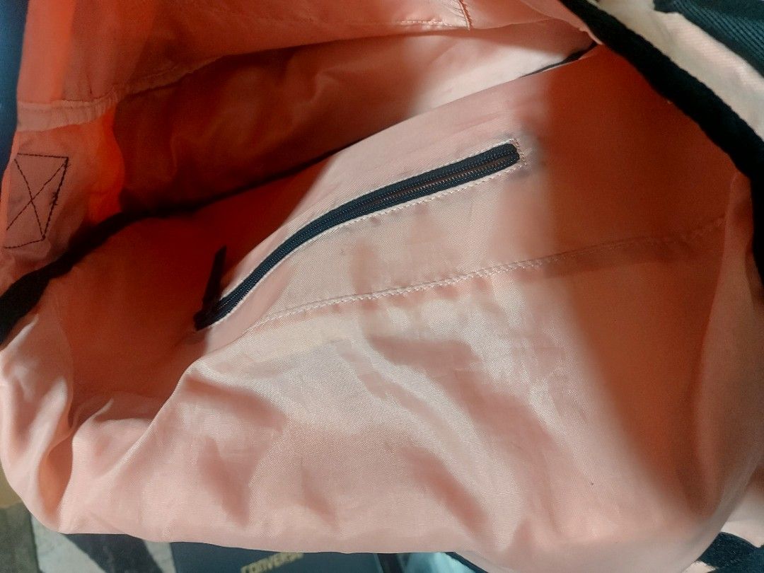 Pink crossbody bag (Category: Carriers & Slings) located in Calamba. Submitted by celsius_413 (Listing ID 1226894438, Image 2). Description: Pink crossbody sling for sale! Maayos pa kapatid to ni NB pink backpack. Still in good condition. RFS: Decluttering MOP: Gcash and BDO.