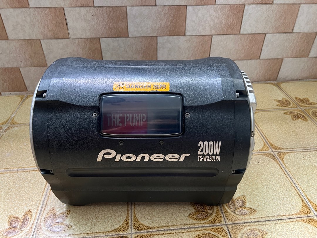 Pioneer pump subwoofer top