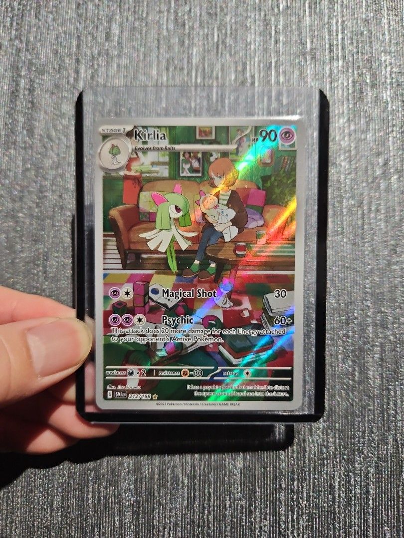 Pokemon TCG Scarlet Violet Base Set Kirlia Illustration Rare Card