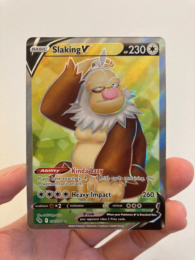 slaking v pokemon card price Single Pokémon Cards: Hoopa ex + Bellibolt ex + Slaking V | Japanese