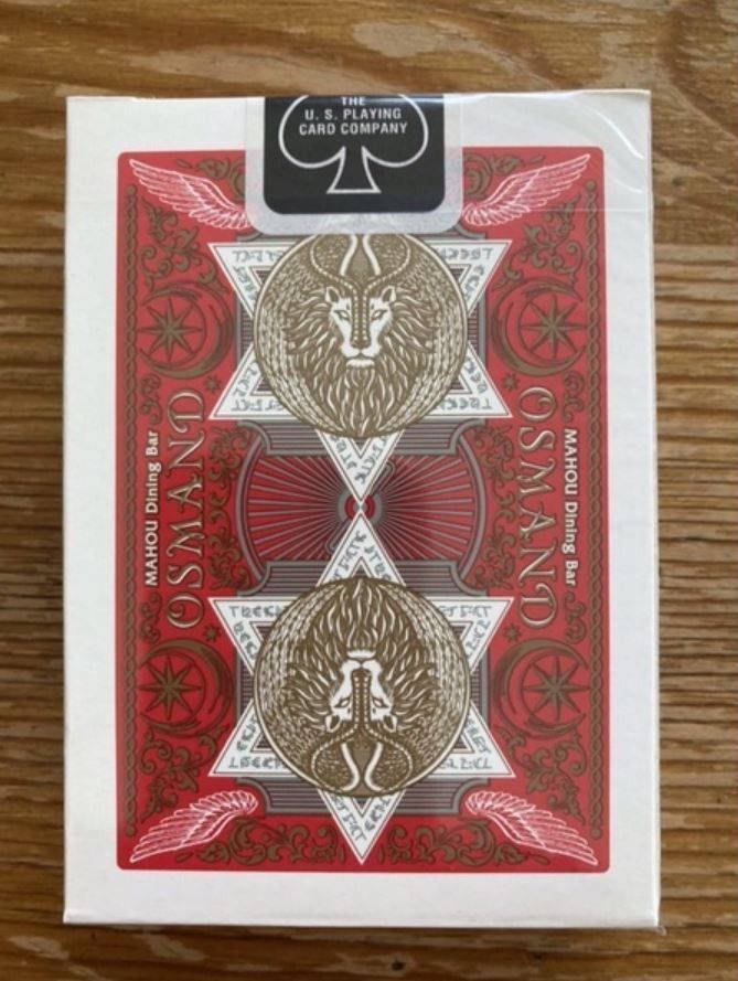 Poker Cards - Bicycle Osmand Red V2 (Standard Edition): Mahou