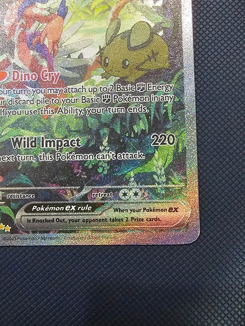 Carta 247/198 TCG Original Copag Pokémon Card Koraidon EX Full Art  Brilhante Foil Holográfico Texturizada