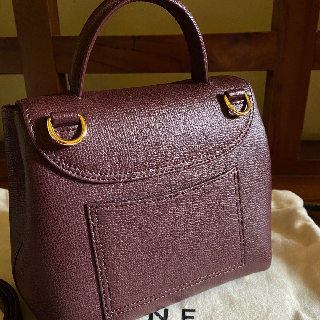 Polène Numéro Un Nano - Burgundy Crossbody Bags, Handbags