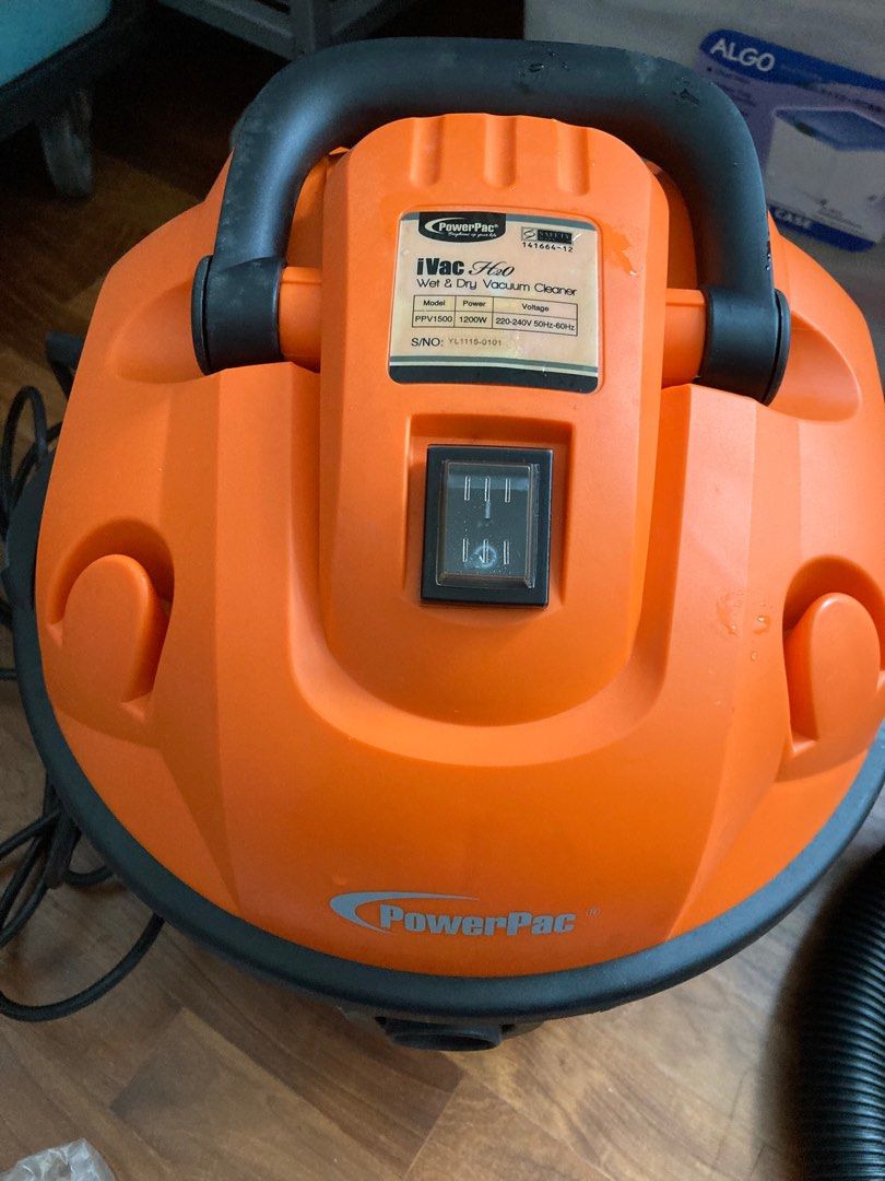 PowerPac Wet & Dry Vacuum Cleaner 1200 Watts (PPV1500), TV & Home