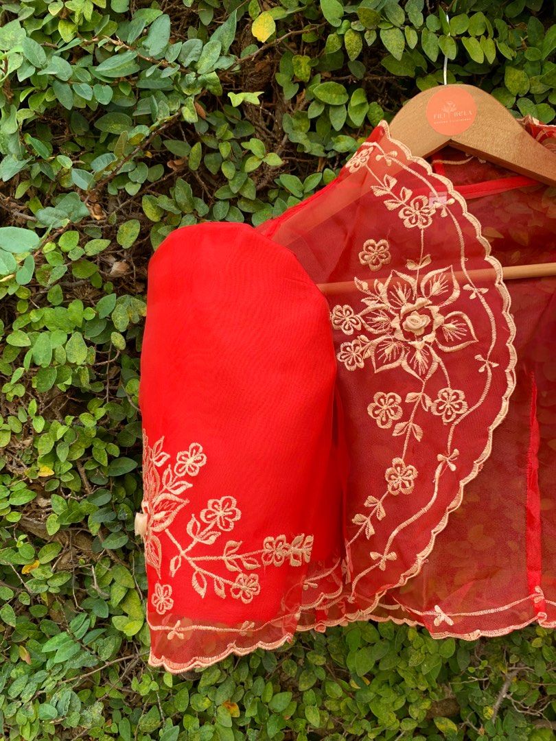 'Carmencita' Children's Filipiniana Bolero (Cream), Organza