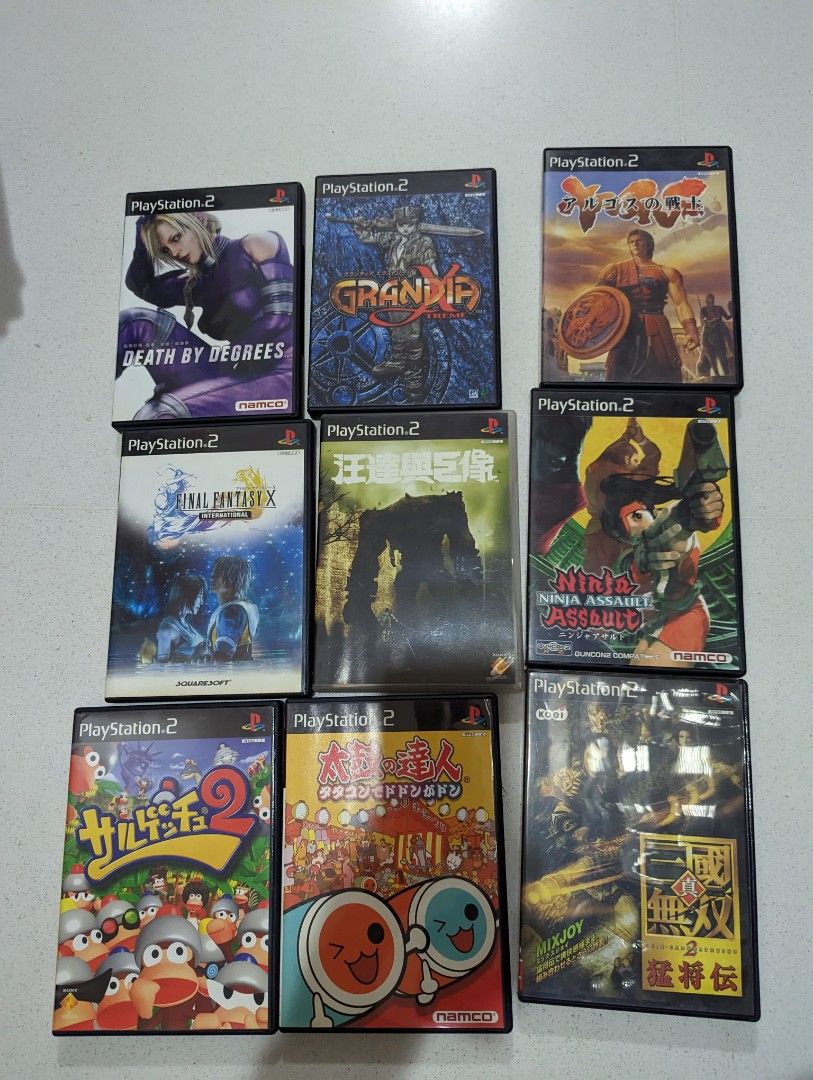 Ps2 Japan ntsc 29 DVD and good games Tekken vertua fighter jak dazter
